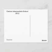 Kanton Intermediate School Briefkaart (Achterkant)