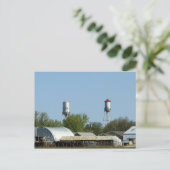 Kanton, Kansas, Hot and Cold Water Towers Briefkaart (Staand voorkant)