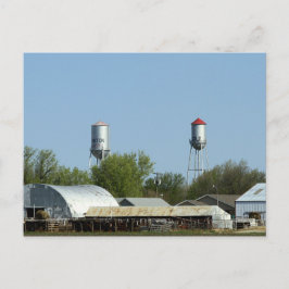 Kanton, Kansas, Hot and Cold Water Towers Briefkaart