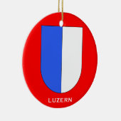 Kanton Lucerne* Kerstornament Keramisch Ornament (Rechts)
