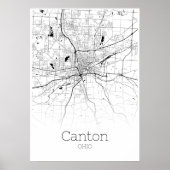 Kanton Map - Ohio - City Map Poster (Voorkant)