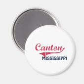 Kanton Mississippi City Classic Magneet (Voorkant / Achterkant)