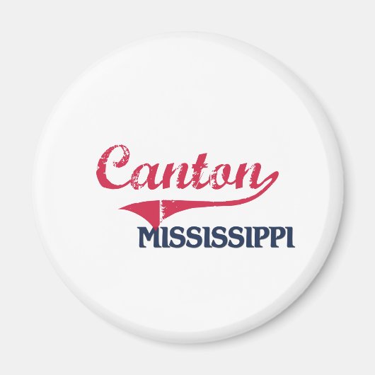 Kanton Mississippi City Classic Magneet (Voorkant)