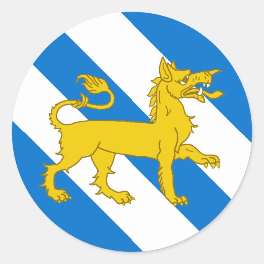 Kanton Northpass Populace Badge Ronde Sticker (Voorkant)