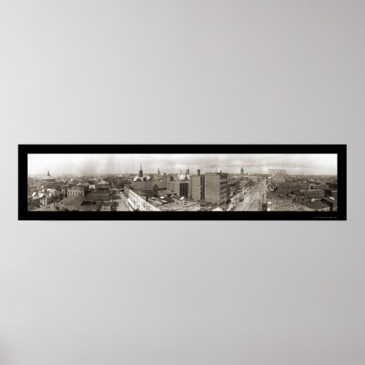 Kanton OH Foto 1913 Poster (Voorkant)