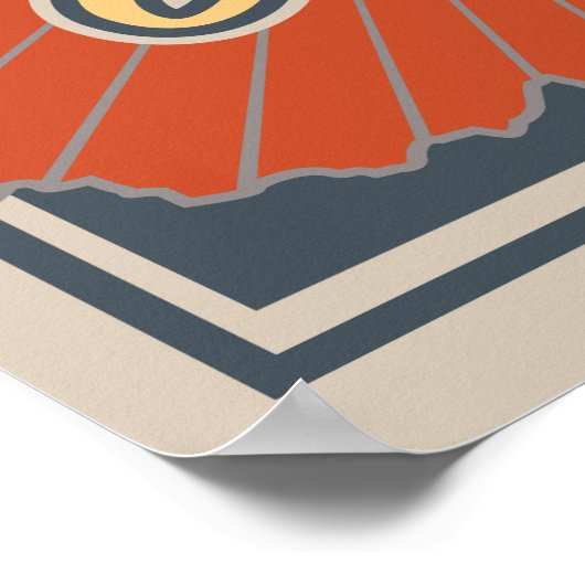 Kanton Ohio Art Print - Travel Poster (Hoek)