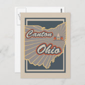 Kanton Ohio Briefkaart - Travel Briefkaart v2 (Voorkant / Achterkant)