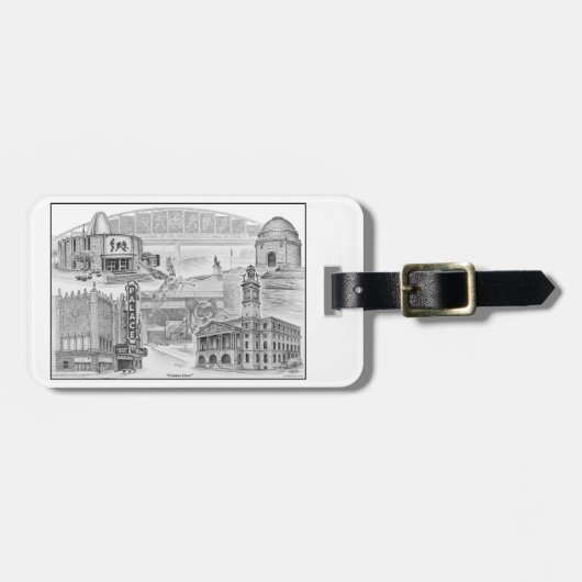 Kanton Ohio Historic Landmarks Bagagelabel (Voorkant horizontaal)