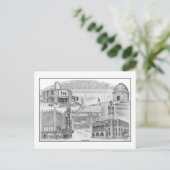Kanton Ohio Historic Landmarks Briefkaart (Staand voorkant)