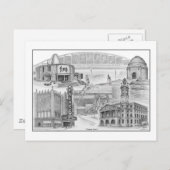 Kanton Ohio Historic Landmarks Briefkaart (Voorkant / Achterkant)