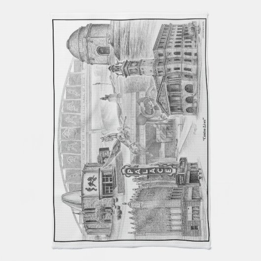 Kanton Ohio Historic Landmarks Theedoek (Verticaal)