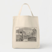 Kanton Ohio Historic Landmarks Tote Bag (Voorkant)