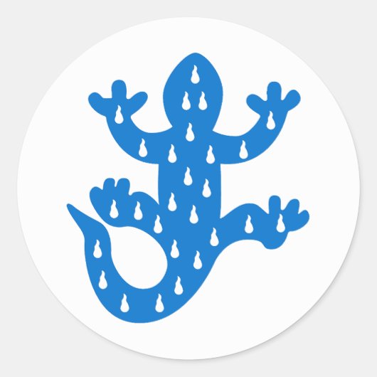 Kanton Porte de l'Eau Populace Badge Ronde Sticker (Voorkant)