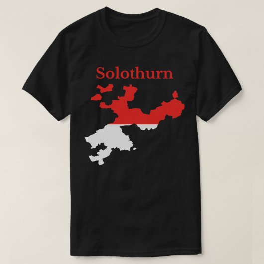 Kanton Solothurn Zwitserland T-shirt (Design voorkant)