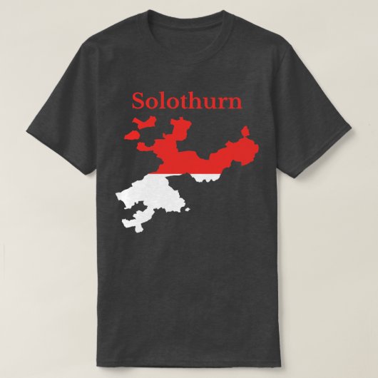 Kanton Solothurn Zwitserland T-shirt (Design voorkant)