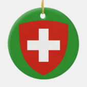 Kanton St. Gallen* Kerstsierent Keramisch Ornament (Achterkant)