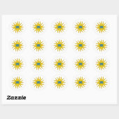 Kanton Summergate Populace Badge Ronde Sticker (Vel)