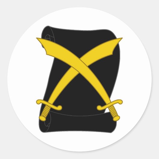 Kanton Tanwayour Populace Badge Classic Round S Ronde Sticker (Voorkant)