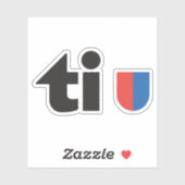Kanton Ticino logo, Zwitserland Sticker (Vel)