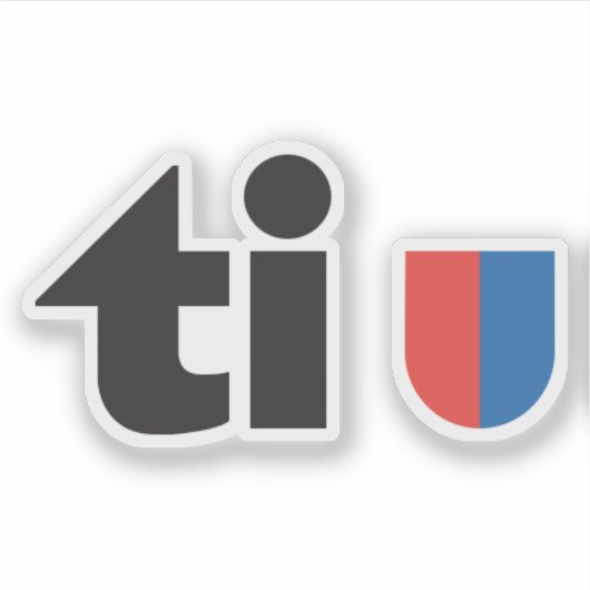 Kanton Ticino logo, Zwitserland Sticker (Voorkant)
