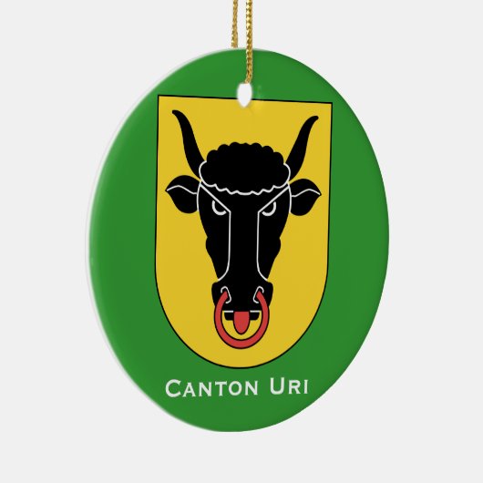 Kanton Uri* Kerstornament Keramisch Ornament (Rechts)