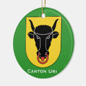 Kanton Uri* Kerstornament Keramisch Ornament (Links)