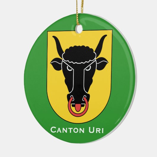 Kanton Uri* Kerstornament Keramisch Ornament (Links)