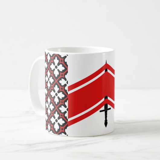 Kanton van Eoforwic Populace Badge Koffiemok (Voorkant links)