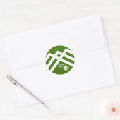 Kantonsinsigne van Misty Ridge Ronde Sticker (Envelop)