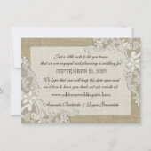 kantontwerp Sla de datum op Save The Date (Achterkant)