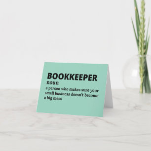 Kantoor Accountant Definition Humor Bedankkaart