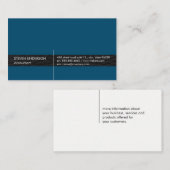 Kantoor accountant/lederen sierstrip visitekaartje (Voorkant / Achterkant)