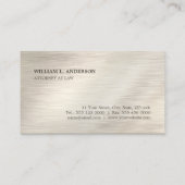 Kantoor advocatenkantoor visitekaartje (Achterkant)