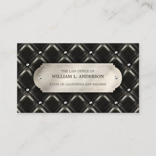 Kantoor advocatenkantoor visitekaartje (Voorkant)