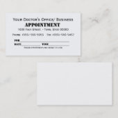 Kantoor Afspraakkaarten Afsprakenkaartje (Voorkant / Achterkant)