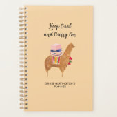 Kantoor Alpaca Llama Grappige Inspiratie Persoonli Planner (Voorkant)