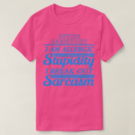 KANTOOR ASSISTAN T-SHIRT (Design voorkant)