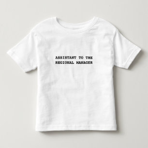 Kantoor Assistent van het Regional Manager T-shirt