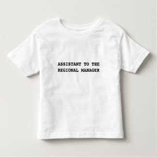 Kantoor Assistent van het Regional Manager T-shirt