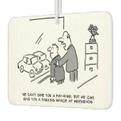 Kantoor autoparkeerruimte op weekeinden luchtverfrisser (Links)