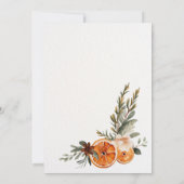 Kantoor Bedrijf Kerst Vakantie Party uitnodiging (Achterkant)