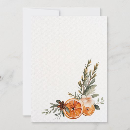 Kantoor Bedrijf Kerst Vakantie Party uitnodiging (Achterkant)