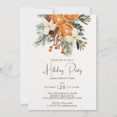 Kantoor Bedrijf Kerst Vakantie Party uitnodiging (Voorkant)