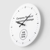 Kantoor bedrijfsklokken grote klok (Hoek)