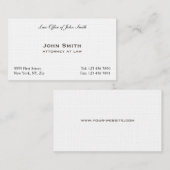 Kantoor beroepsrecht vennoten visitekaartje (Voorkant / Achterkant)