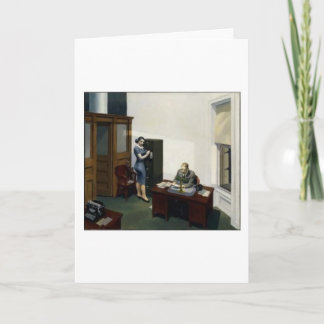 Kantoor bij nacht - Edward Hopper Kaart