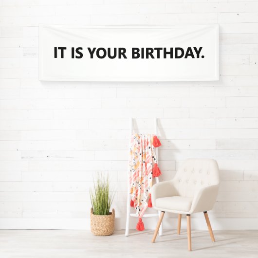 Kantoor Birthday Banner Het is jouw verjaardag (Insitu)