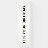 Kantoor Birthday Banner Het is jouw verjaardag (Verticaal)