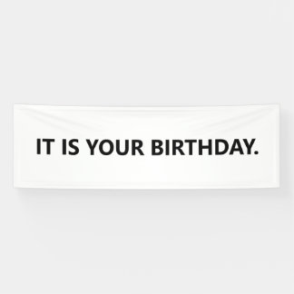 Kantoor Birthday Banner Het is jouw verjaardag