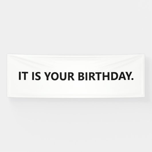 Kantoor Birthday Banner Het is jouw verjaardag (Horizontaal)